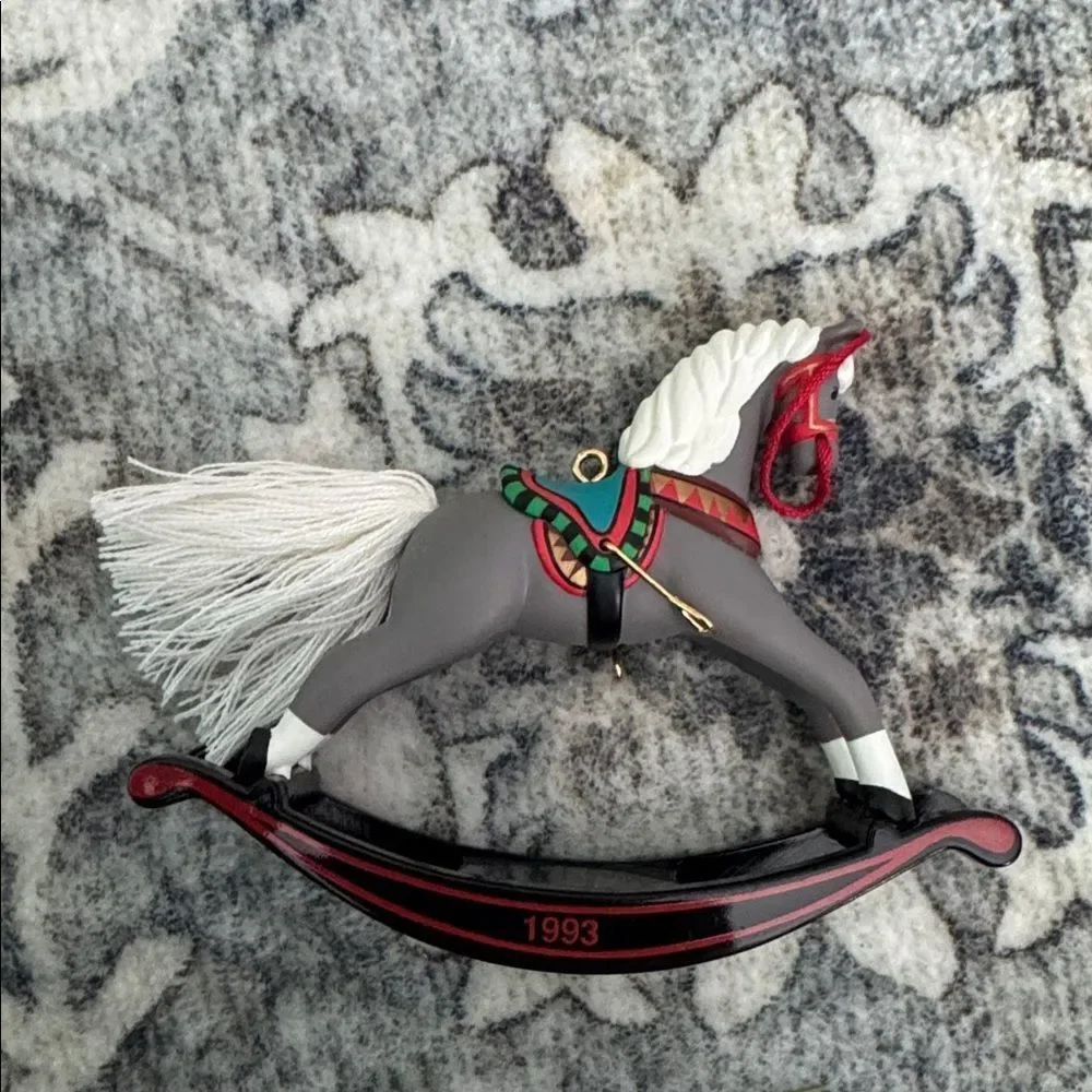 Hallmark 1993 Rocking Horse Ornament